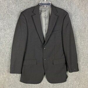 Wilke Rodriguez‎ Blazer Suit Men's 41 Long 35 Waist Wool Blend Gray Adults